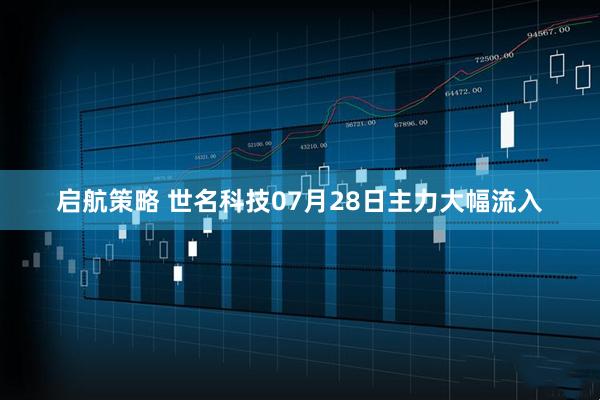启航策略 世名科技07月28日主力大幅流入