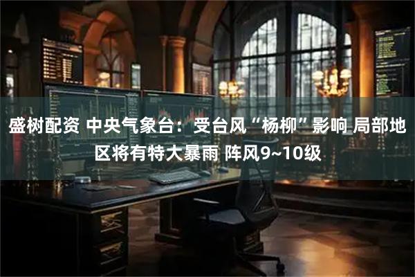 盛树配资 中央气象台：受台风“杨柳”影响 局部地区将有特大暴雨 阵风9~10级
