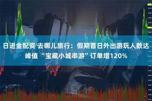 日进金配资 去哪儿旅行：假期首日外出游玩人数达峰值 “宝藏小城串游”订单增120%